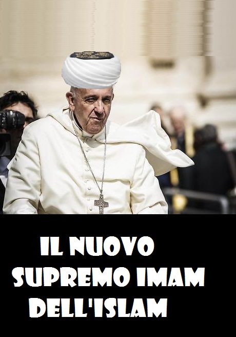bergoglio papa francesco turbante islamico